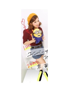 「one after another NICE CLAUP（ワンアフターアナザーナイスクラップ）のアイテム（ハンチング/ベレー帽）」を使った、ひまりんさん（レディース・161cm）の秋コーディネート