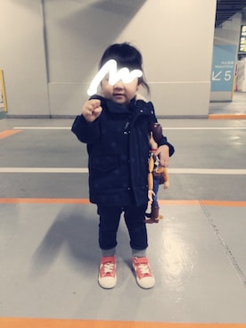 tama.tama.2013さん（キッズ・90cm）の冬コーディネート