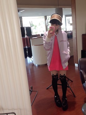 「JOYRICH」｜「アイテム（ブルゾン）」を使った、京さん（レディース・155cm）の秋コーディネート