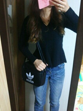 「addidas originals」｜Ayaさん（レディース・156cm）の秋コーディネート