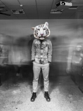 「PULL&BEAR（プルアンドベア）のアイテム（デニムジャケット）」を使った、Wilson Fuさん（メンズ・178cm）の春コーディネート