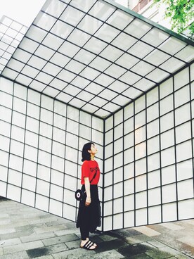 「musium div（musium div）のアイテム」を使った、BIbaboo 💥さん（レディース・165cm）の春コーディネート