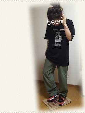 「BBP（ビービーピー）のアイテム」を使った、kana_beemさん（レディース・155cm）の夏コーディネート