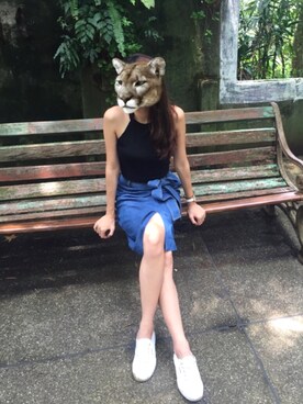 「Veil（ベール）のアイテム」を使った、HYR1990さん（レディース・158cm）の夏コーディネート