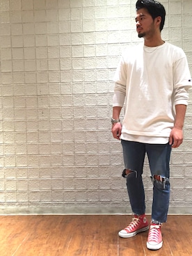 ikutoさんの（Champion | チャンピオン）を使ったコーディネート