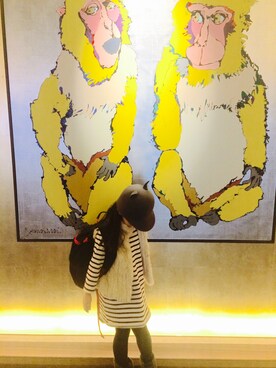 「ネコちゃん」｜Qooさん（キッズ・110cm）の冬コーディネート