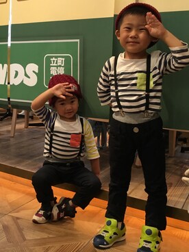 yÜüüÜkaさん（キッズ・100cm）の秋コーディネート