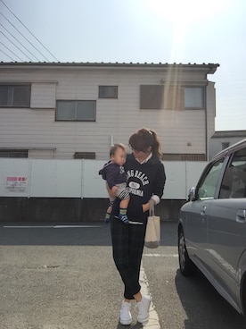 「パーカー×シャツ」｜「アイテム（その他）」を使った、あやぱんさん（レディース・155cm）の秋コーディネート