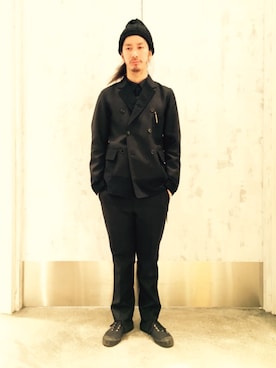 「ダブルブレスト」｜gaelyさん（メンズ・170cm）の冬コーディネート