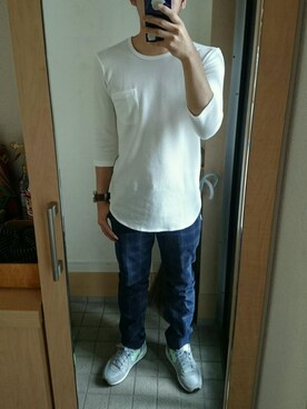 「長い丈」｜TSUさん（メンズ・170cm）の秋コーディネート