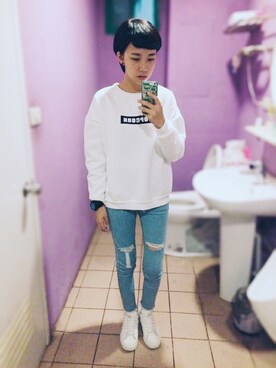 盧苑呈さんのコーディネート