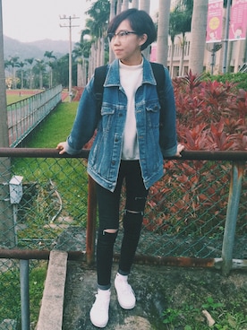 盧苑呈さんのコーディネート