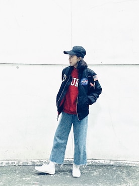 盧苑呈さんのコーディネート