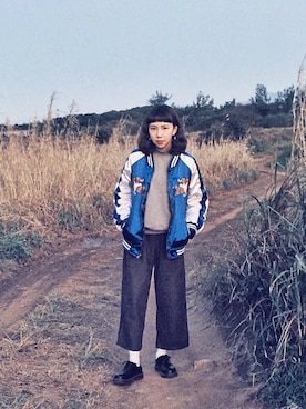 盧苑呈さんのコーディネート