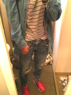 「筋トレ」｜NAO.Yさん（レディース・157cm）の夏コーディネート