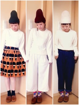 M!!!ca♥︎さん（レディース・160cm）の秋コーディネート