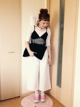 「used mix」｜「アイテム（腕時計）」を使った、M!!!ca♥︎さん（レディース・160cm）の秋コーディネート