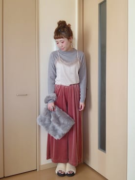 M!!!ca♥︎さん（レディース・160cm）の秋コーディネート