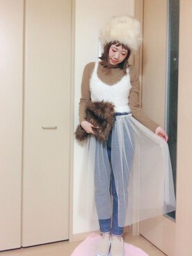 M!!!ca♥︎さん（レディース・160cm）の秋コーディネート