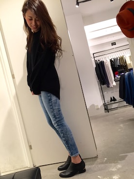 「スエット」｜YUMAさん（レディース・160cm）の冬コーディネート