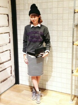 JOURNAL STANDARD Lady's 心斎橋店スタッフさん(レディース・161cm)の秋コーディネート