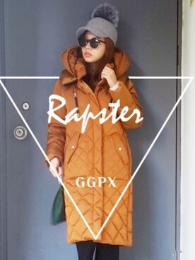 「ggpxのアイテム（ダウンジャケット/コート、その他）」を使った、GGPXさん（レディース）の秋コーディネート
