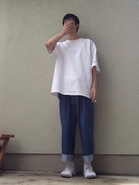 「theSakaki」｜「アイテム（スニーカー）」を使った、少年Ｂさん（メンズ・180cm）の冬コーディネート