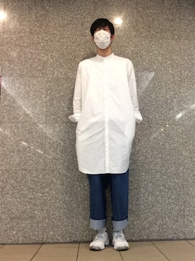 「theSakaki」｜「アイテム（スニーカー）」を使った、少年Ｂさん（メンズ・180cm）の冬コーディネート