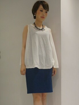 藤田さん（レディース・165cm）の夏コーディネート