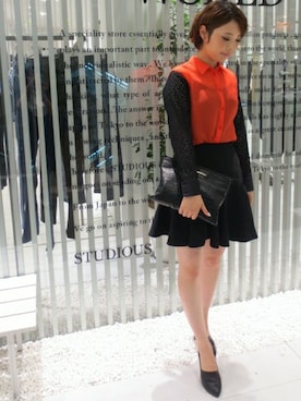 藤田さん(レディース・165cm)の夏コーディネート