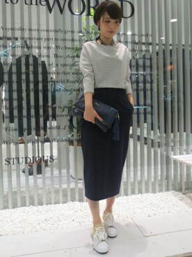 藤田さん(レディース・165cm)の夏コーディネート