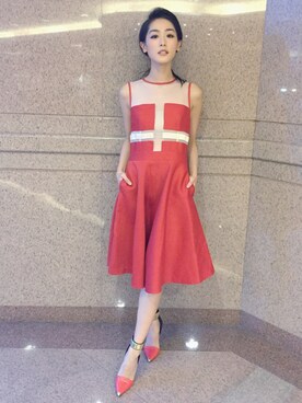 「Arche   （-）のアイテム」を使った、蔡穎恩さん（レディース・163cm）の夏コーディネート