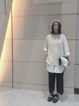 蔡穎恩さん(レディース・163cm)の秋コーディネート