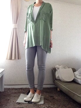 「MATT&NAT（マットアンドナット）のアイテム」を使った、kanamikiさん（レディース・165cm）の夏コーディネート