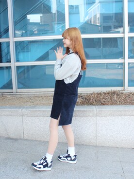 「アイテム（その他シューズ）」を使った、스베누さん（レディース・163cm・10代）の冬コーディネート