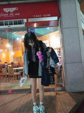 「アイテム（その他シューズ）」を使った、스베누さん（レディース・164cm・10代）の春コーディネート