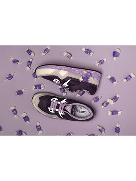 「アイテム（その他シューズ、パープル系）」を使った、스베누さん（レディース・168cm）の春コーディネート