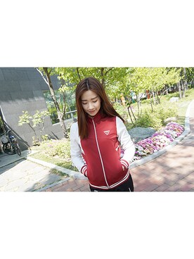 「アイテム（ジャージ）」を使った、스베누さん（レディース・165cm・20代）の夏コーディネート