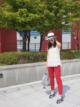 「 黒」｜스베누さん（レディース・167cm）の秋コーディネート