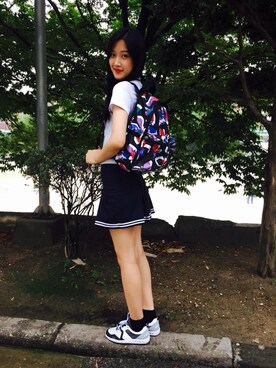 「アイテム（その他シューズ）」を使った、스베누さん（レディース・168cm・10代）の秋コーディネート