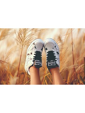 「アイテム（その他シューズ）」を使った、스베누さん（レディース・163cm）の秋コーディネート