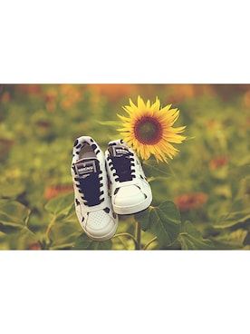 「アイテム（その他シューズ、グレー系）」を使った、스베누さん（レディース・168cm）の秋コーディネート