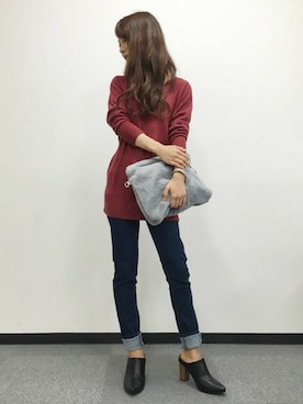 Pierrotスタッフ★大人に似合う高コスパ服をお届けさん（レディース・154cm）の秋コーディネート