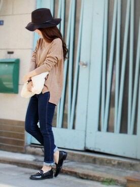 Pierrotスタッフ★大人に似合う高コスパ服をお届けさん（レディース・154cm）の秋コーディネート