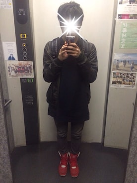 「SCOTCH & SODA（スコッチ アンド ソーダ）のアイテム（ブルゾン）」を使った、ふーみんさん（メンズ・174cm）の春コーディネート