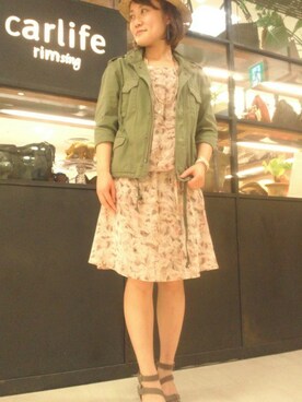 carlifeアトレ恵比寿店Bさん（レディース・156cm）の夏コーディネート