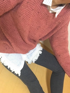 「3rd by VANQUISH（サードバイヴァンキッシュ）のアイテム（パンツ）」を使った、yyyaeeeさん（レディース・160cm）の秋コーディネート