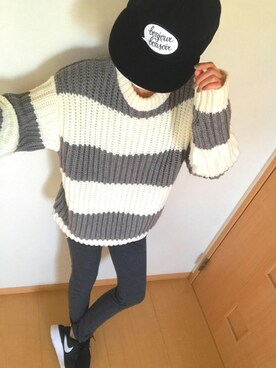 「3rd by VANQUISH（サードバイヴァンキッシュ）のアイテム（パンツ）」を使った、yyyaeeeさん（レディース・160cm）の秋コーディネート