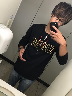 「トイレから失礼しやす」｜「アイテム（アクセサリー）」を使った、ぶっきーさん（メンズ・176cm）の秋コーディネート