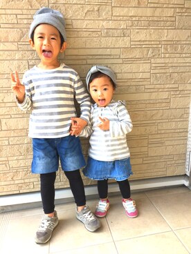 R☺︎A☆さん(キッズ・100cm)の秋コーディネート